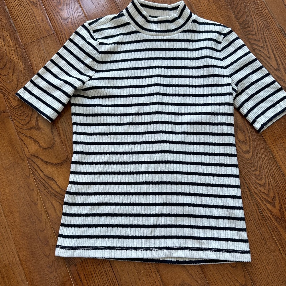 *Madewell ribbed high neck top